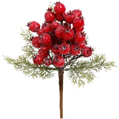 Mark Roberts Red Berries Pick - 13 Inches Set Of 6