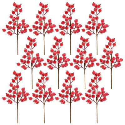 Mark Roberts Red Berries Pick, Set Of 12  - 16 Inches