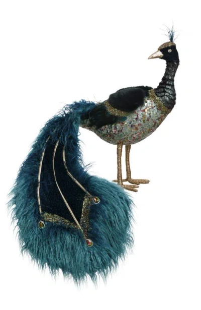 Mark Roberts Regal Peacock In Blue