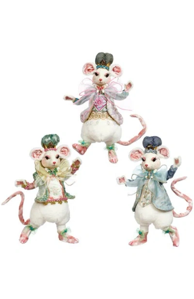 Mark Roberts Royal Palace Mice, Set Of  3 In Multi