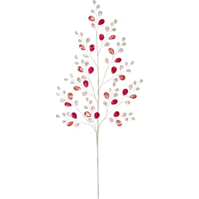 Mark Roberts Ruby Teardrop Spray, Set Of 6 In Red