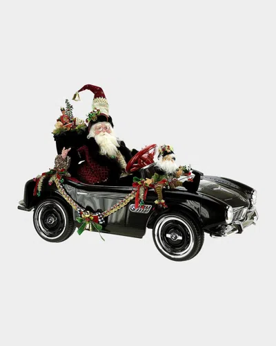 Mark Roberts Santa & Apos;s Holiday Hot Rod Collectible Christmas Figure In Multi