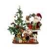 Mark Roberts Santa & Elf Delivering Presents In Multi