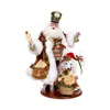 Mark Roberts Santa's Mail Call Dog Figure In Multi