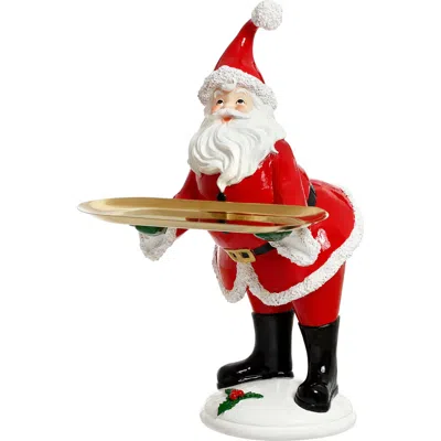 Mark Roberts Santa Serving Tray In Red