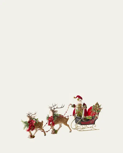 Mark Roberts Santa's Sparkling Ride In Multi