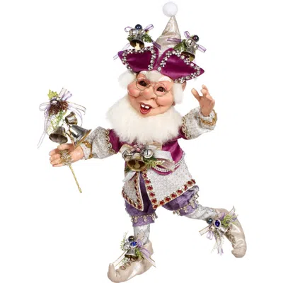 Mark Roberts Silver Bells Elf, Medium In Purple