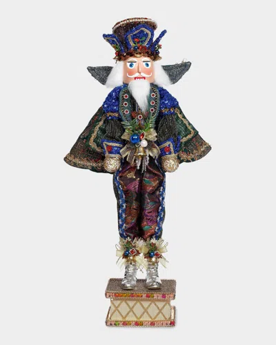 Mark Roberts Small Peacock Nutcracker Figure In Blue