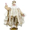 Mark Roberts Snow And Pearls Santa In Multi