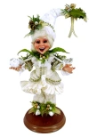 Mark Roberts Snow Belle Elf On Base, Small In Multi