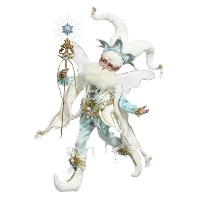 Mark Roberts Snowflake Fairy, Large - 21 Inches In Gold;blue;white