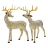 Mark Roberts Sparkling Deer, Set Of 2