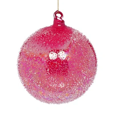 Mark Roberts Sparkling Ombre Ornament, Small, Set Of 6 - 4.75 Inches In Pink