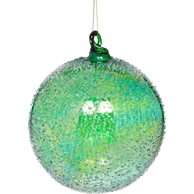 Mark Roberts Sparkling Ombre Ornament, Small, Set Of 6 In Green