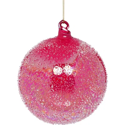 Mark Roberts Sparkling Ombre Ornament, Small, Set Of 6 In Pink