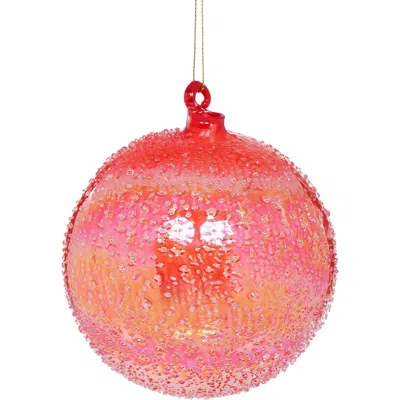 Mark Roberts Sparkling Ombre Ornament, Small, Set Of 6 In Red