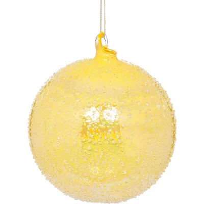 Mark Roberts Sparkling Ombre Ornament, Small, Set Of 6 In Yellow