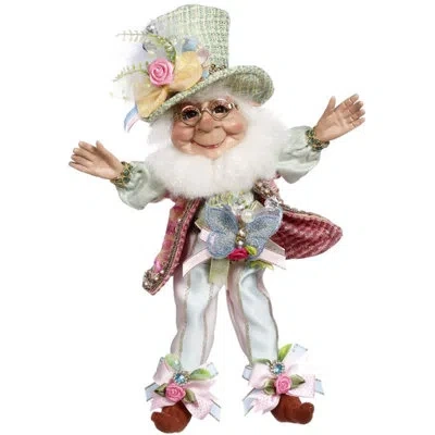 Mark Roberts Spring Gardener Elf Figurines & Collectibles In Pink,blue,green,white