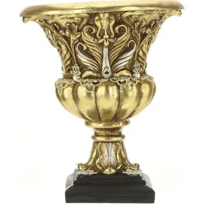Mark Roberts Spring Table Vase In Gold,black