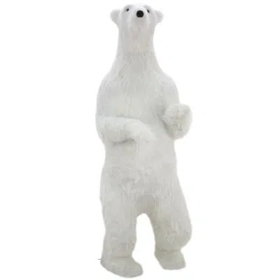 Mark Roberts Standing Polar Bear -72 Inches In White