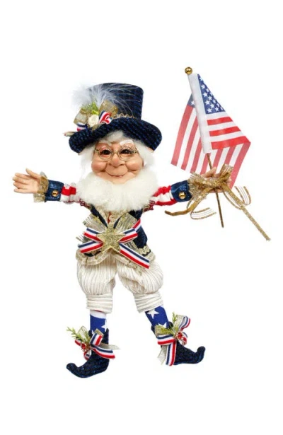 Mark Roberts Star Spangled Banner Elf, Small In Multi