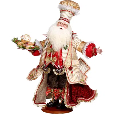 Mark Roberts Tasty Cuisine Santa In Multi