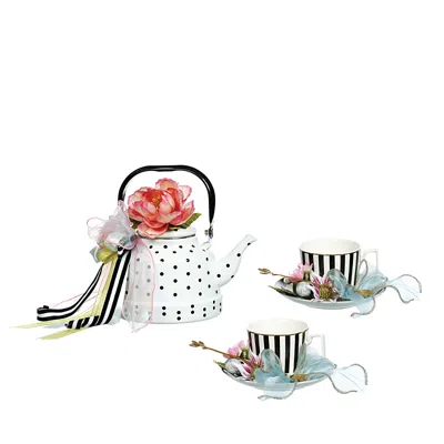 Mark Roberts Tea Time Decor Three Piece Set 9.5