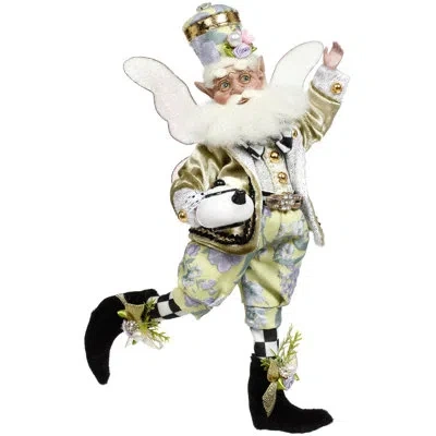 Mark Roberts Teapot Fairy, Small - 11 Inches In Yellow;purple;gold;white;green