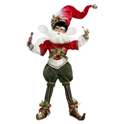 Mark Roberts Toymaker Fairy, Large - 22 Inches In Gold;black;brown;white;green;red