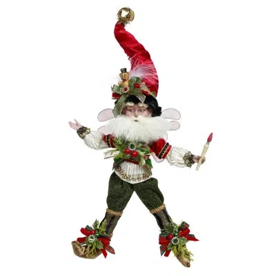 Mark Roberts Toymaker Fairy, Small - 12 Inches In Gold;black;brown;white;green;red