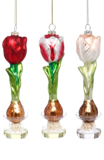 Mark Roberts Tulip Bulb Ornament, Set Of 6 In Multi