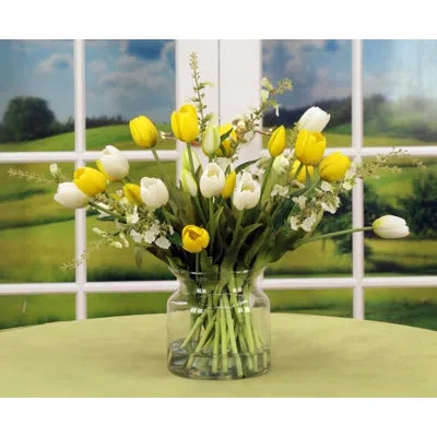 Mark Roberts Tulip Jar - 16 Inches In Yellow