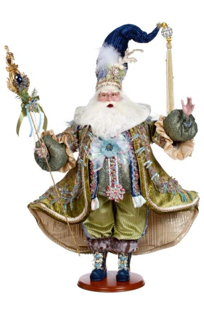Mark Roberts Very Merry Santa In Green