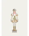 Mark Roberts White Christmas Large Nutcracker In White