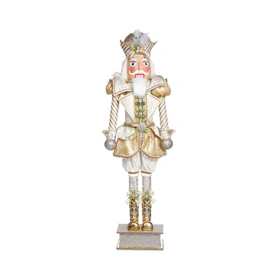 Mark Roberts White Christmas Nutcracker In Gold