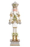 Mark Roberts White Christmas Nutcracker, Small In White