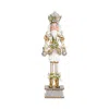 Mark Roberts White Christmas Small Nutcracker In Multi