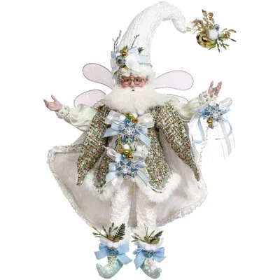 Mark Roberts Winter Wonderland Fairy, Medium - 15 Inches In White,blue,gold,silver