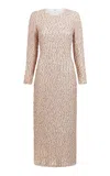 Markarian Arizona Boucle Midi Dress In Tan