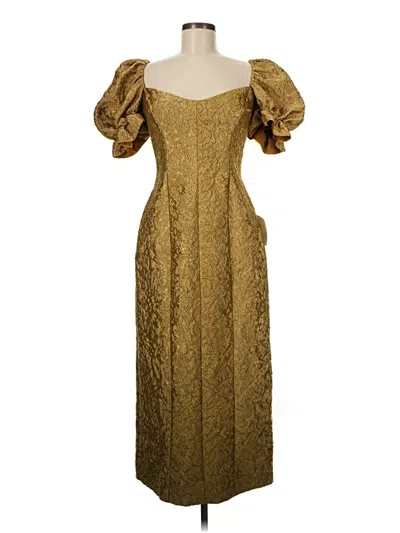 Pre-owned Markarian Cocktail Dress In Gold