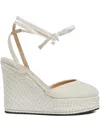 Markarian Cotton Wedge Espadrilles