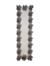 Markarian Gillian Georgette Floral Embroidered Scarf In Gray