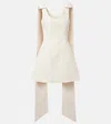 Markarian Gita Bow-detail Brocade Minidress