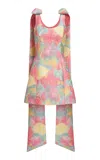 Markarian Gita Floral Brocade Mini Dress In Multi