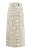 Markarian Natalie Sequined Cotton-blend Midi Skirt In Multi