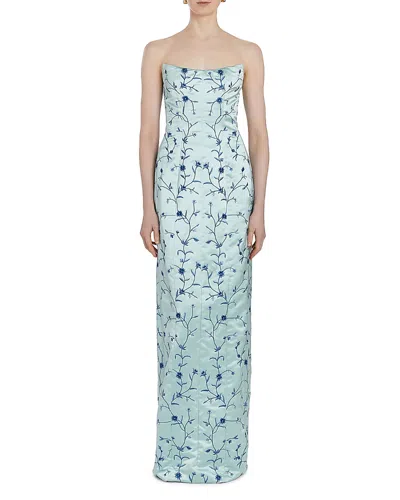 Markarian Odessa Gown In Seafoam
