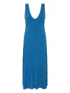 Markarian Odette Midi Embellished Dress In Blue