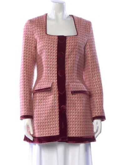 Pre-owned Markarian Printed Mini Dress W/ Tags In Pink