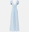 Markarian Silk Gown In Blue