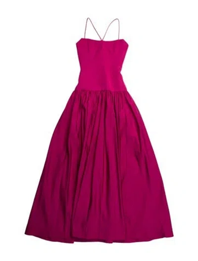 Pre-owned Markarian Silk Long Dress W/ Tags In Pink